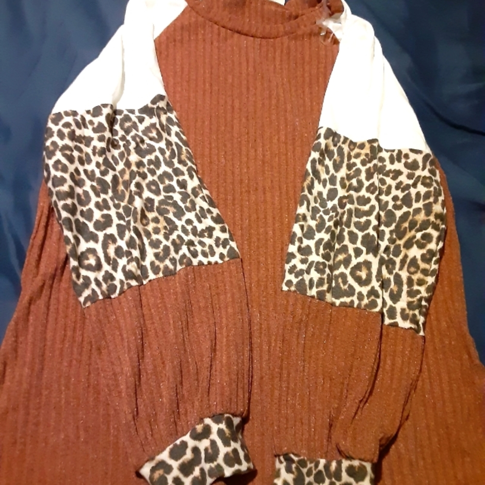 COPY - Brown leopard top